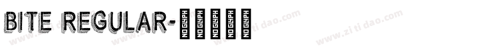 BITE Regular字体转换
